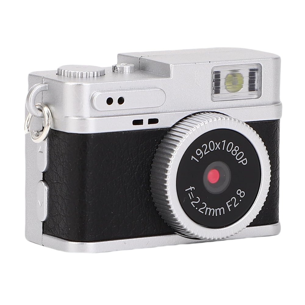 Serounder 1080P Compact Digital Camera, 20MP 0.96in Screen Small Keychain Video Photo Camcorder Portable Travel for Taking Photos Cycling Mountain Climbing(3.8 * 2.7 * 2.3cm) (Black)