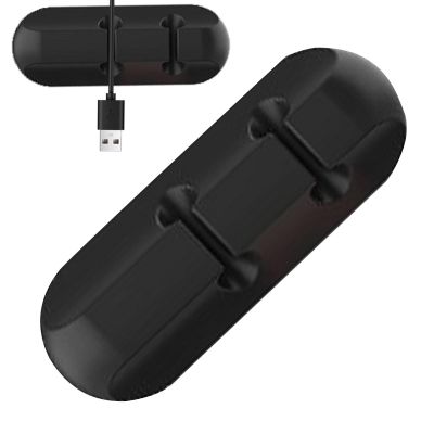 5PCS Cable Holder Clip - Self Adhesive Wire Keeper with Slots for Audio, Computer, & USB Cables, Multifunctional Organization