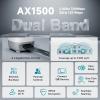 DBIT AX1500 WiFi 6 Mesh Wi-Fi System | 3,900 Sq Ft Coverage & 120 Devices | Dual-Band, Seamless Roaming, Parental Controls | Replaces Wireless Router and Extender | 4 Gigabit Ports Per Unit (2-Pack) view 2