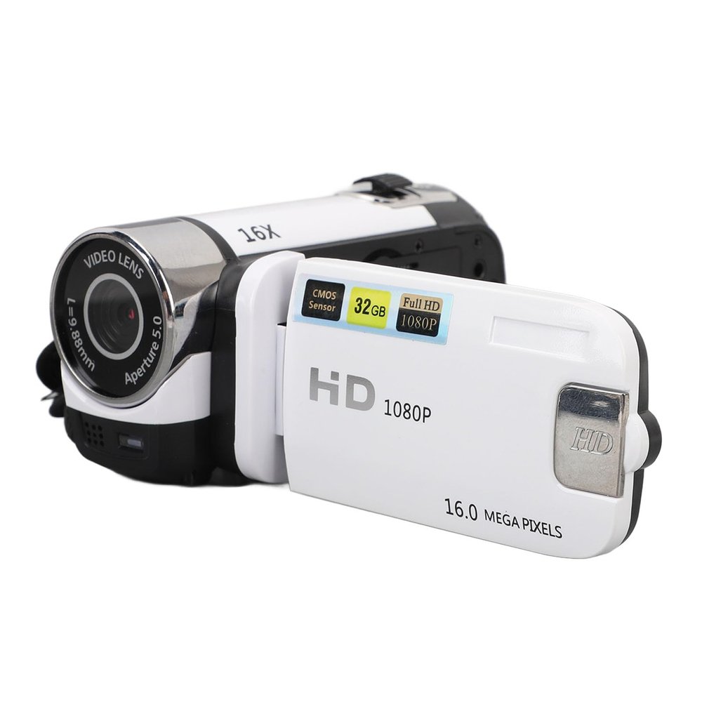 Depisuta Video Camera Camcorder Digital Camera Recorder, 16MP Image Resolution and 1080p, 16X Digital Zoom, 2.7 Inch 270 Degree Rotation, Compact Travel Camera for Teens (US Plug)