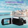 Depisuta Video Camera Camcorder Digital Camera Recorder, 16MP Image Resolution and 1080p, 16X Digital Zoom, 2.7 Inch 270 Degree Rotation, Compact Travel Camera for Teens (US Plug) view 3