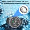 2 in 1 HXFRTYU Metal Case for Amazfit Active 2 Smartwatch 44mm, Stainless Steel Bezel & TPU Back Cover, Rugged Shockproof Protective Bumper for Amazfit Active 2 (Silver) view 3