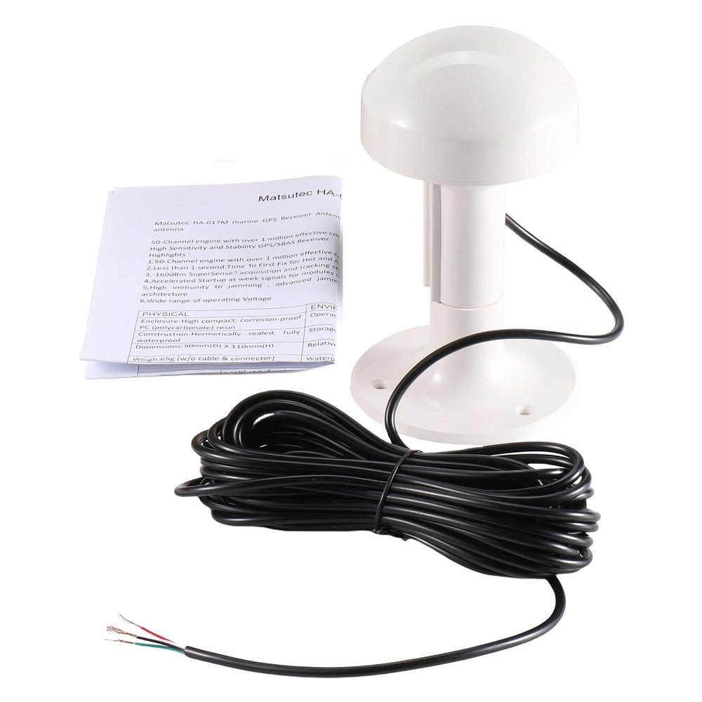 TENYELE High Sensitivity Marine Antenna Receiver for Stable Navigation & Precise Positioning in Challenging Waters