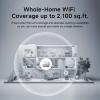 DBIT AX1500 WiFi 6 Mesh Wi-Fi System | 2,100 Sq Ft Coverage & 120 Devices | Dual-Band, Seamless Roaming, Parental Controls | Standalone Router or Mesh Add-On Node | 4 Gigabit Ports Per Unit (1-Pack) view 3