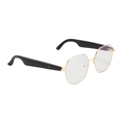 ciciglow AI Translation Glasses, WL Bluetooth Real Time Translator Glasses with 163 Languages, Open Ear Audio Smart Eyewear for Music and Calls, Anti Blue Light Lens
