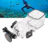 ciciglow Dive Case Fit for X3, Underwater 147FTWaterproof Diving Housing Cover, PC PMMA Action Camera Diving Protective Shell with Bracket Camera Accessories view 3