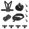Accessories Set for GoPro Hero 13,Whit Magnetic Latch Mount Quick Release Head Strap Chest Mount Harness Backpack Clip Holder 360Rotating Wrist Strap view 1