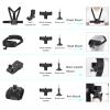 Accessories Set for GoPro Hero 13,Whit Magnetic Latch Mount Quick Release Head Strap Chest Mount Harness Backpack Clip Holder 360Rotating Wrist Strap view 3