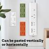 10 Pcs Power Strip Holder Wall Mount, Self Adhesive Punch-Free Socket Holder, Desktop Socket Fixer Surge Protector Cable Management System for Kitchen Home Office view 4