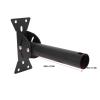 Antenna Mount Pole Stainless Steel Heavy Duty Adjustable Outdoor TV Antenna Mounting Pole Bracket for Wall Eave Roof Installation Includes All Hardware (Straight) view 2