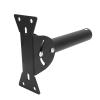Antenna Mount Pole Stainless Steel Heavy Duty Adjustable Outdoor TV Antenna Mounting Pole Bracket for Wall Eave Roof Installation Includes All Hardware (Straight) view 3