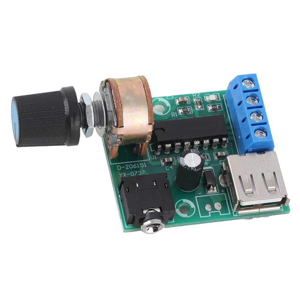 Hztyyier PM2038 5W Amplifier Module with Improved Coupling Capacity for Crystal Clear Sound. Ideal for Projects