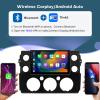 8Core Car Stereo Radio for Toyota FJ Cruiser 2006-2020 Android 13 9 inch Touch Screen Wireless CarPlay & Android Auto Support GPS Navigation Bluetooth 4G WiFi DSP SWC FM/AM/RDS Radio 48EQ Support JBL view 3
