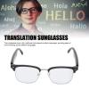 ciciglow Smart Glasses, Bluetooth 5.3 AI Translation Glasses, 144 Languages Real Time Translation Sunglasses, Touch Control, Blue Light Filtering Lenses for Men and Women view 2