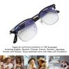 ciciglow Smart Glasses, Bluetooth 5.3 AI Translation Glasses, 144 Languages Real Time Translation Sunglasses, Touch Control, Blue Light Filtering Lenses for Men and Women view 4