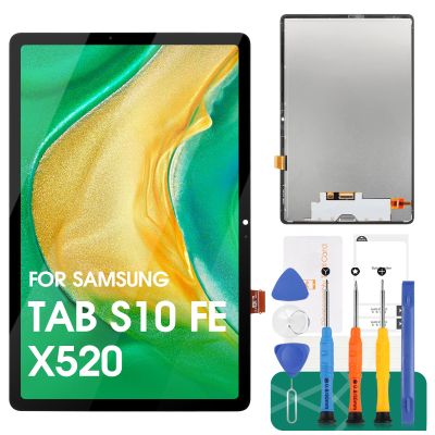 for Samsung Galaxy Tab S10 FE LCD Display for Samsung Galaxy Tab S10 FE Screen Replacemet for SM-X520, SM-X526, SM-X526B Touch Screen Digitizer Display Assembly Repair Kits 10.9''(Black)