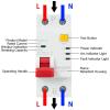 AC220V AFDD Arc Fault Protector Device RCBO RCCB MCB Circuit Breaker Interrupted Overload Earth Leakage Short Circuit Protection(50A) view 3
