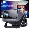 4K Projector with Wifi and Bluetooth, 1500 ANSI Official Licensed Google TV Smart Projector, Outdoor Movie Projector Compatible with NETFLIX/YouTube, 1000+ Apps Supported view 1