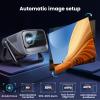4K Projector with Wifi and Bluetooth, 1500 ANSI Official Licensed Google TV Smart Projector, Outdoor Movie Projector Compatible with NETFLIX/YouTube, 1000+ Apps Supported view 4