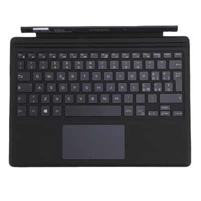 ASHATA Tablet Keyboard for Latitude 5285 5290 2 in 1 K16M, Tablet Keyboard Dock with Touchpad, QWERTY Layout, Quick Response Keys