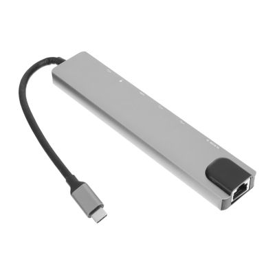 OKUMEYR USB Hub Adapter Multi Port Expansion Docking Station for Type C Devices Compact USB Ports Expander for and Easy