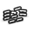 BOLOUY 10pcs Silicone Fastener 18mm / 20mm / 22mm Wristband Keeper Smartwatch Strap Retainer Holder Replacement Accessory view 4