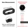 BOLOUY 10pcs Silicone Fastener 18mm / 20mm / 22mm Wristband Keeper Smartwatch Strap Retainer Holder Replacement Accessory view 4
