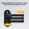BOLOUY Small Projectors Wall Mount Stand Ceiling Projector Holder with 360Rotatable Head and 90Tilting for Home Theater view 3