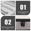 FOSA Carrying Case for 2 2025 with 24Pcs Game Card Slots, Game Console Hard Portable Travel Case, Hard Shell Storage Bag Protective Pounch for 2 2025 (White) view 2