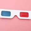 FRCOLOR 10pcs 3D Paper-Framed Glasses, Anaglyph Cardboard Glasses Watching, Multi-Color Frame view 2