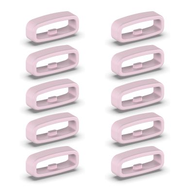 BOLOUY 10pcs Silicone Fastener 18mm / 20mm / 22mm Wristband Keeper Smartwatch Straps Retainer Holder Replacement Accessory