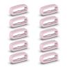 BOLOUY 10pcs Silicone Fastener 18mm / 20mm / 22mm Wristband Keeper Smartwatch Straps Retainer Holder Replacement Accessory view 1