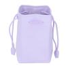 PU Leather Drawstring Pouch Bag Portable Universal Instant Camera Film Printer Storage Organizer (Purple) view 1