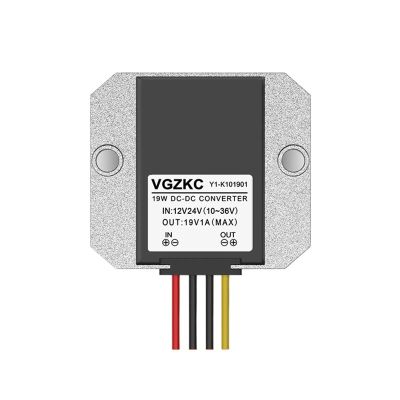 10-36V to 19V 1A 2A DC Power Supply Voltage Regulator Module 12V24V to 19V Buck-Boost DC-DC Power Converter(10-36V to 19V 1A)