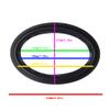 BOLOUY Speaker Rubber Edge 6 Inchx9 Inch Car Rubber Surround Conventional Sound Box Repairment Folding Suspension Repair Parts view 2
