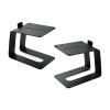 BOLOUY Speaker Stand Desktop Stand Studio Metal Holder Bookshelf Elevates Your AudioExperience view 3