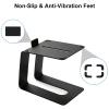 BOLOUY Speaker Stand Desktop Stand Studio Metal Holder Bookshelf Elevates Your AudioExperience view 4