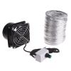 BOLOUY Exhaust Fan USB Adjustable Speed Solder Absorber Extractor Fan Pipe Duct Exhuast Fan with Pipe Tube Ventilation Fan view 1