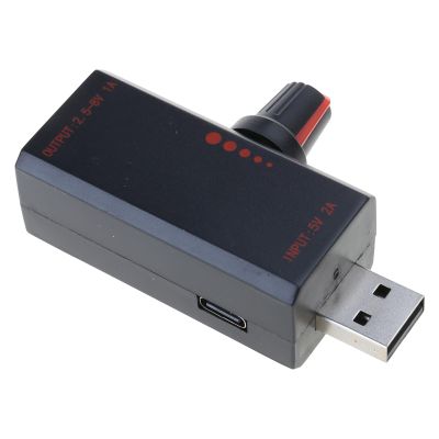 BOLOUY USB Fan Speed Regulator 5V2A USB Fan Stepless Speed Controller with Switchs for Offices 5V9V1A Output Adajust Ranges