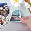 100PCS Book Stickers, Holographic Bookish Reading Stickers for Kindle,Water Bottle, Laptop, Cute Vinyl Book Accesssories for Kids,Teens,Adults view 4