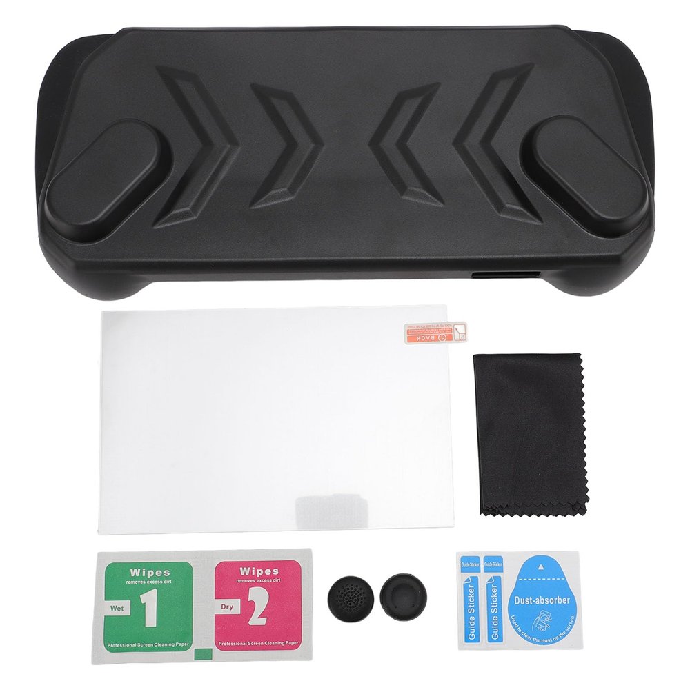 ROG Ally X Protective Case Kit, Detachable Front Shell, Built in Stand, Ergonomic Design, Precise Cutouts, Comprehensive Guard, TPU Material, Black