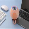 T&G Portable Bluetooth Speaker with LED Lights, 10W Subwoofer, Hands-Free Calling, Desktop Design for Indoor Outdoor Use (Pink) view 2