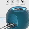 T&G Portable Bluetooth Speaker with LED Lights, 10W Subwoofer, Hands-Free Calling, Desktop Design for Indoor Outdoor Use (Pink) view 4