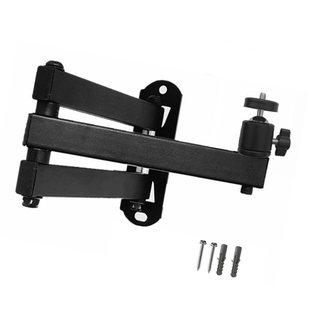BOLOUY Small Projectors Wall Mount Stand Ceiling Projector Holder with 360Rotatable Head and 90Tilting for Home Theater