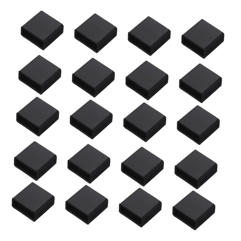 CHILDWEET 20 Pcs USB Male Dust-Proof Plug Covers Protector Caps for Flash Drives Suitable for Travel for Use