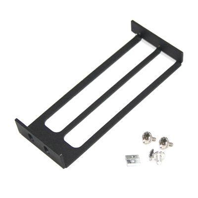 BOLOUY Desktop Chassis Graphics Card Baffle Graphics Card Fixing Bracket Dual-Hole Aluminum Alloy GPU Bracket