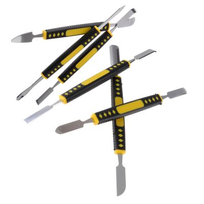 IWOWHERO 6PCS Injection-Molded Metal Crowbar Tool Set Double-Ended Prying Tool for Laptop and Phone Shell Dismantling Sturdy and Multi-Purpose Repair Kit