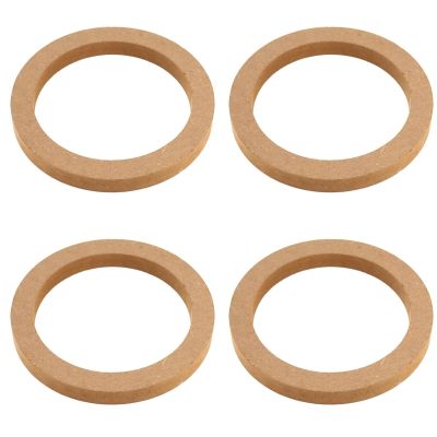 4PCS Cork Car Speaker Spacers 6.5" Auto Speakers Subwoofers Spacer Rings Mount for Trucks RVs