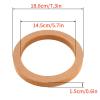 4PCS Cork Car Speaker Spacers 6.5" Auto Speakers Subwoofers Spacer Rings Mount for Trucks RVs view 3