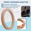 4PCS Cork Car Speaker Spacers 6.5" Auto Speakers Subwoofers Spacer Rings Mount for Trucks RVs view 4